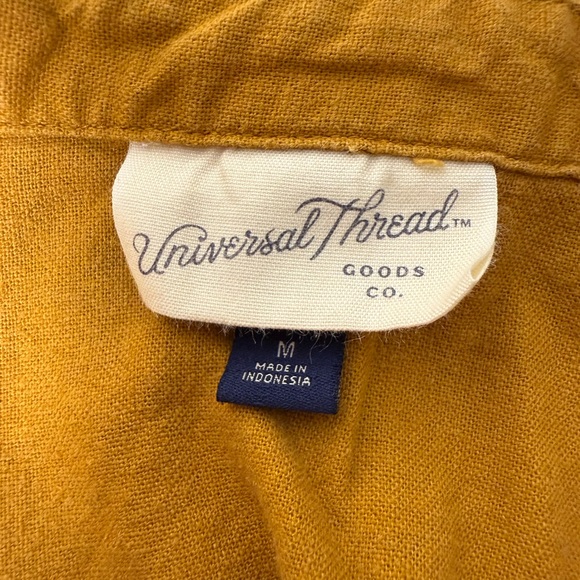 Universal Thread Mustard Button-Up Dress - Picture 15 of 16